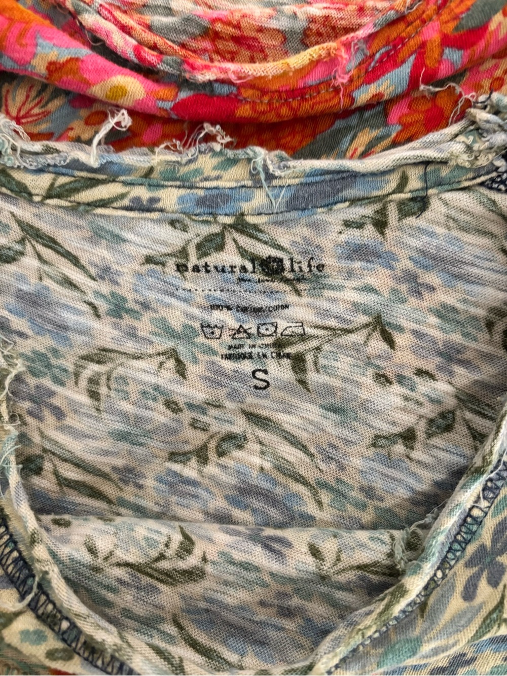 NATURAL LIFE Pink & Multicolor Floral Short-Sleeve Tee - Picture 8 of 11
